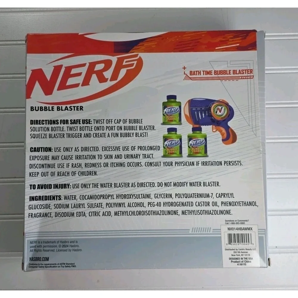 Nerf bath time